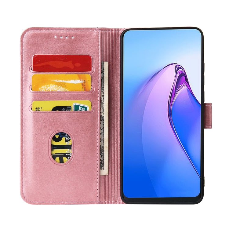 For Huawei P50 Calf Texture Buckle Flip Leather Phone Case