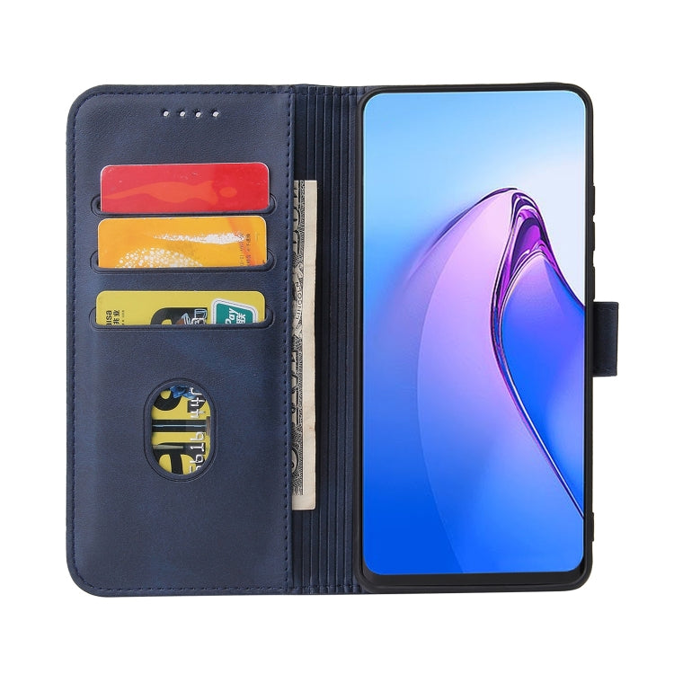 For Honor V40 5G Calf Texture Buckle Flip Leather Phone Case