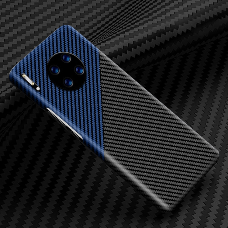 For Huawei Mate 30 Carbon Fiber Texture Shockproof Phone Case