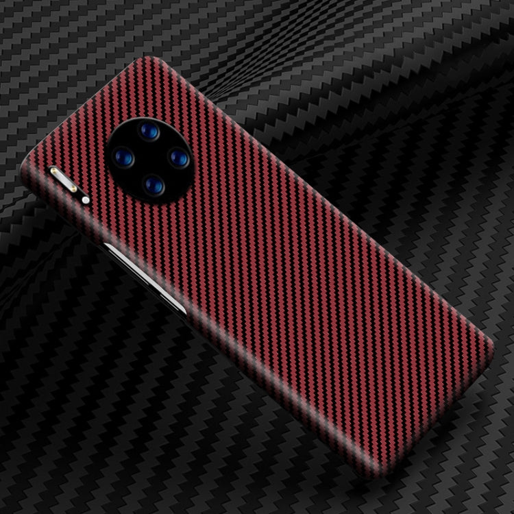 For Huawei Mate 30 Carbon Fiber Texture Shockproof Phone Case