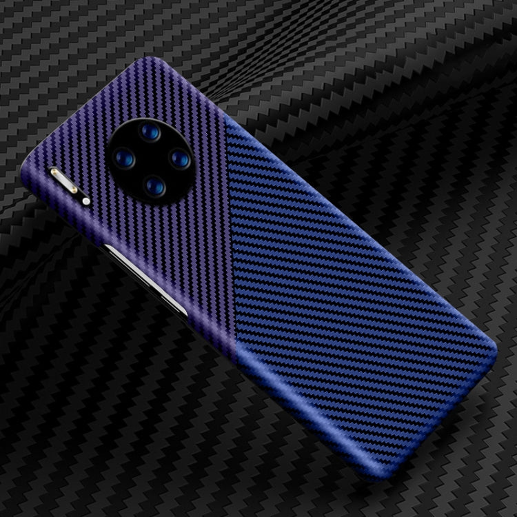 For Huawei Mate 30 Pro Carbon Fiber Texture Shockproof Phone Case