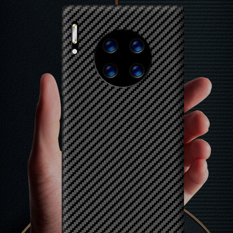 For Huawei Mate 30 Pro Carbon Fiber Texture Shockproof Phone Case
