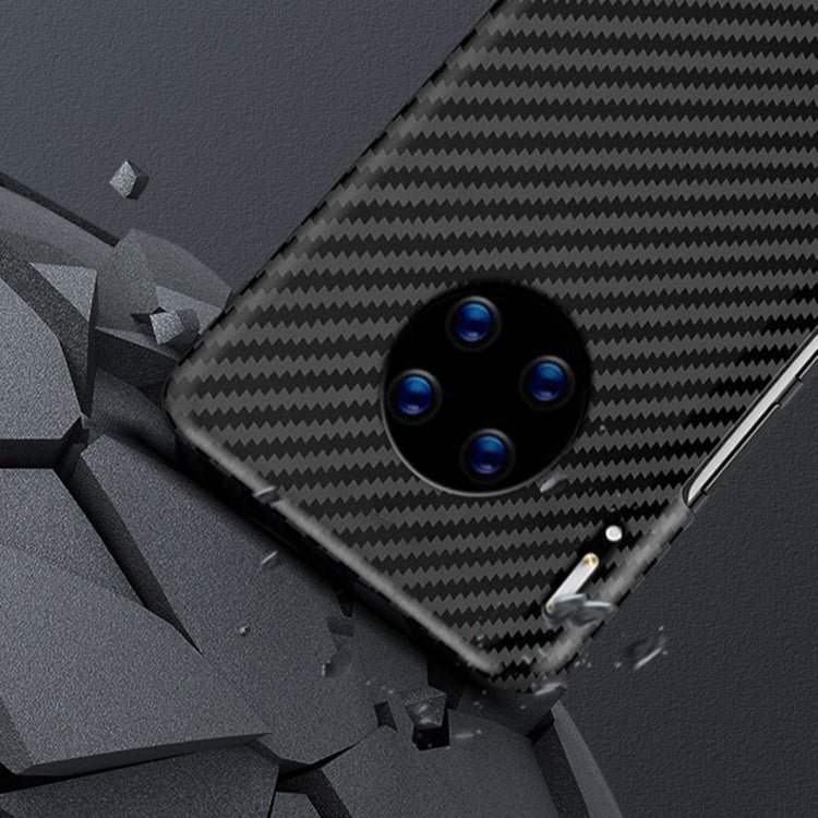 For Huawei Mate 30 Pro Carbon Fiber Texture Shockproof Phone Case
