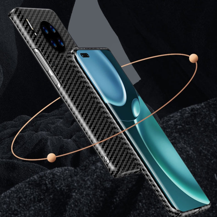 For Huawei Mate 30 Pro Carbon Fiber Texture Shockproof Phone Case