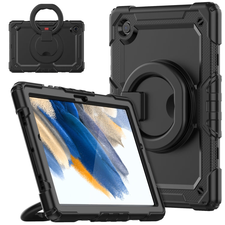 For Samsung Galaxy Galaxy Tab A8 Bracelet Holder Silicone + PC Tablet Case
