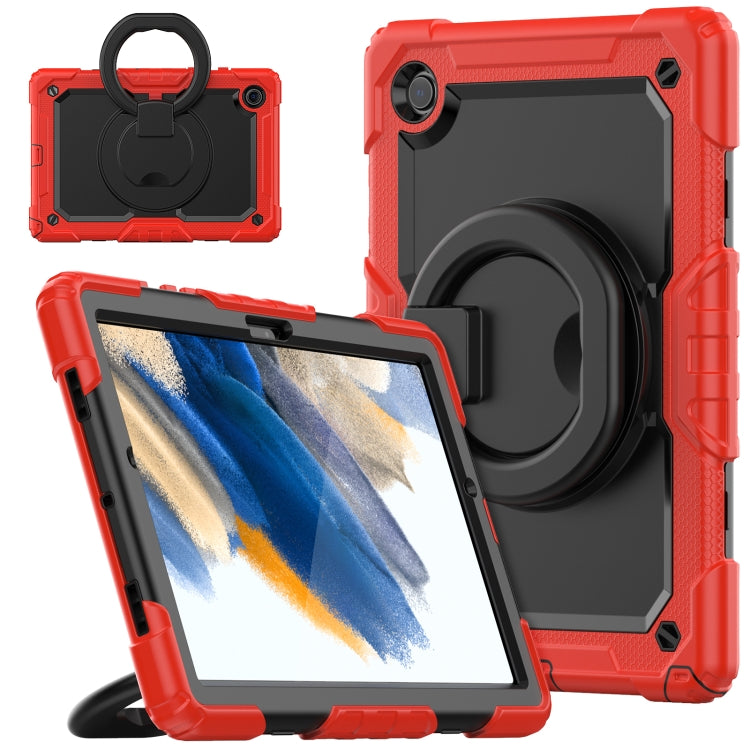 For Samsung Galaxy Galaxy Tab A8 Bracelet Holder Silicone + PC Tablet Case