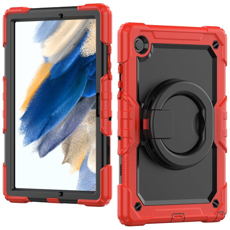 For Samsung Galaxy Galaxy Tab A8 Bracelet Holder Silicone + PC Tablet Case