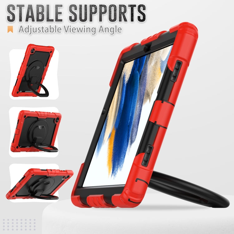 For Samsung Galaxy Galaxy Tab A8 Bracelet Holder Silicone + PC Tablet Case