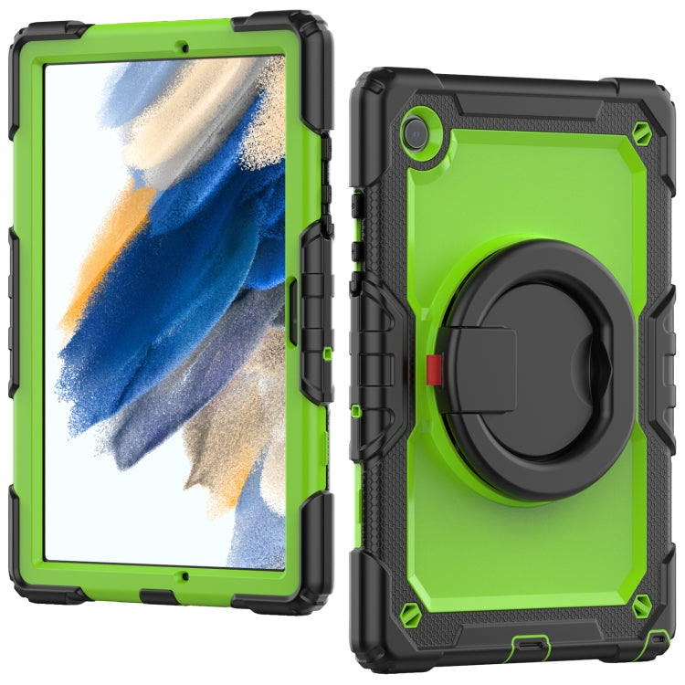 For Samsung Galaxy Galaxy Tab A8 Bracelet Holder Silicone + PC Tablet Case