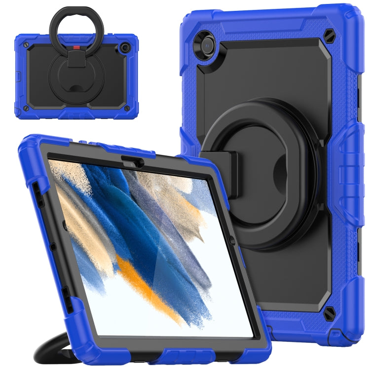 For Samsung Galaxy Galaxy Tab A8 Bracelet Holder Silicone + PC Tablet Case