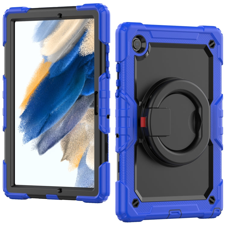For Samsung Galaxy Galaxy Tab A8 Bracelet Holder Silicone + PC Tablet Case
