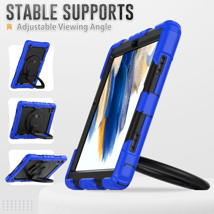 For Samsung Galaxy Galaxy Tab A8 Bracelet Holder Silicone + PC Tablet Case