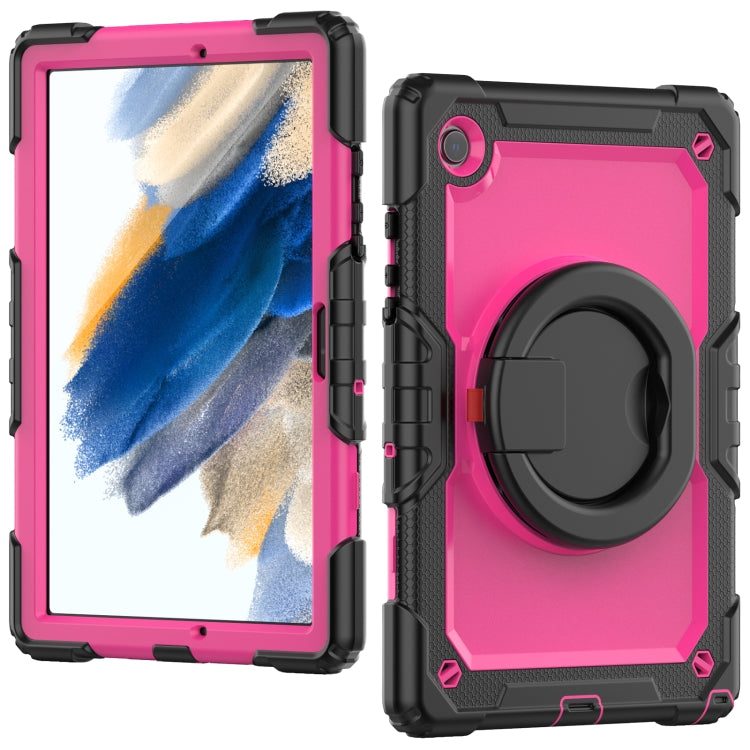 For Samsung Galaxy Galaxy Tab A8 Bracelet Holder Silicone + PC Tablet Case
