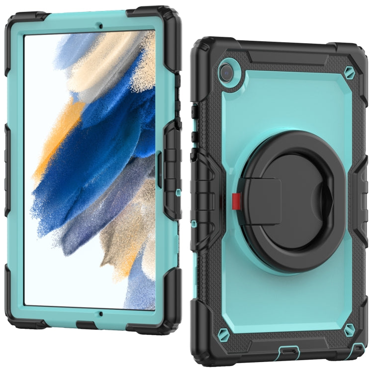 For Samsung Galaxy Galaxy Tab A8 Bracelet Holder Silicone + PC Tablet Case