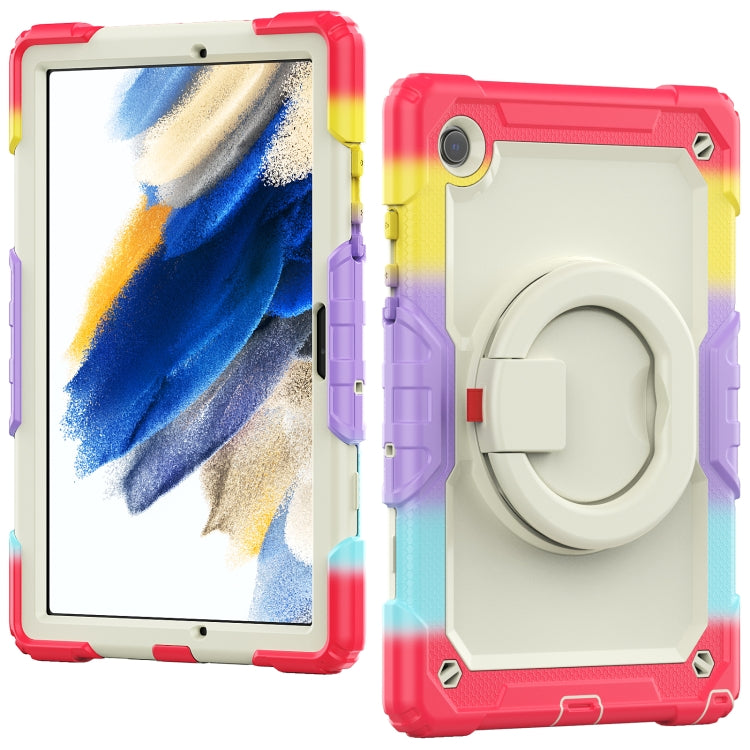 For Samsung Galaxy Galaxy Tab A8 Bracelet Holder Silicone + PC Tablet Case
