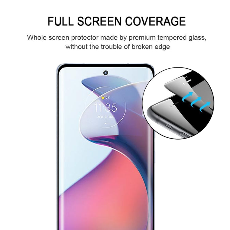 3D Curved Edge Full Screen Tempered Glass Film For Motorola Moto S30 Pro / Edge 30 Fusion