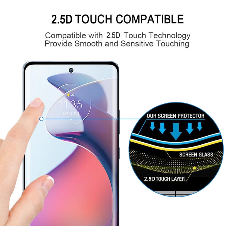 3D Curved Edge Full Screen Tempered Glass Film For Motorola Moto S30 Pro / Edge 30 Fusion