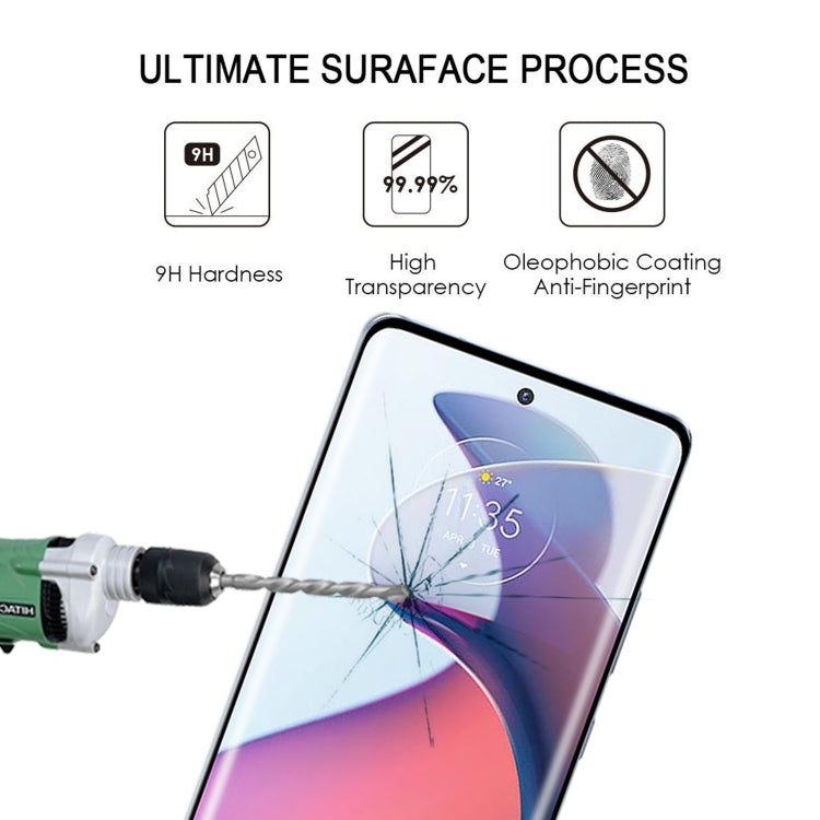 25 PCS 3D Curved Edge Full Screen Tempered Glass Film For Motorola Moto S30 Pro / Edge 30 Fusion