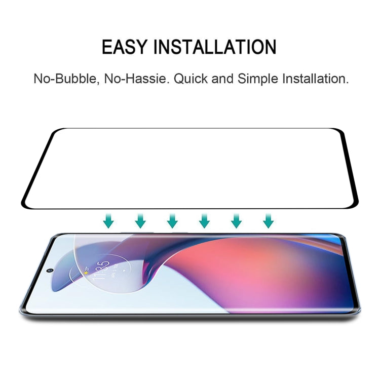25 PCS 3D Curved Edge Full Screen Tempered Glass Film For Motorola Moto S30 Pro / Edge 30 Fusion