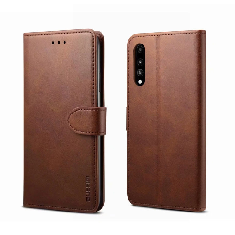 For Huawei P20 GUSSIM Business Style Horizontal Flip Leather Case with Holder & Card Slots & Wallet