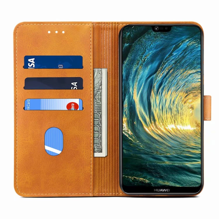 For Huawei P20 GUSSIM Business Style Horizontal Flip Leather Case with Holder & Card Slots & Wallet