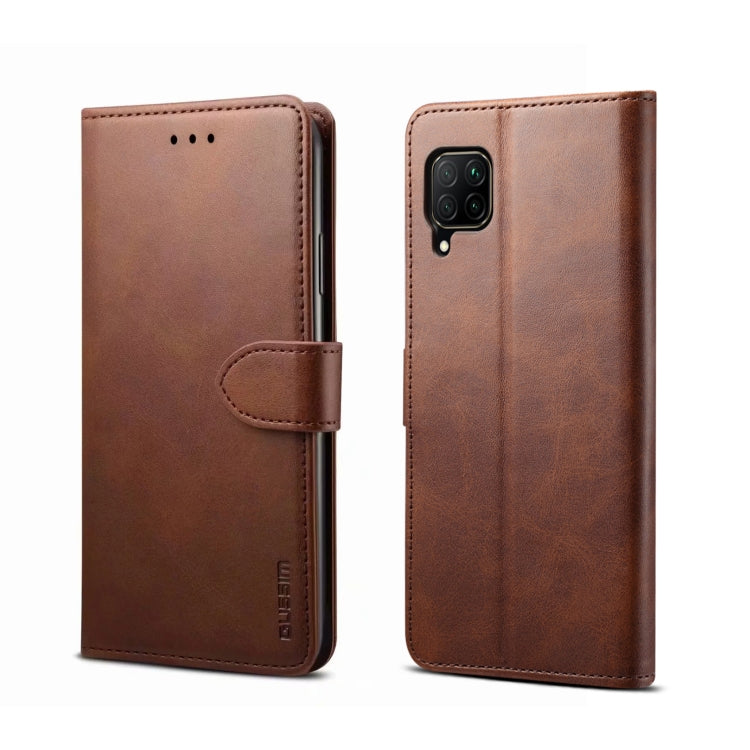 For Huawei P40 Lite/Nova 6 SE/7i GUSSIM Business Style Horizontal Flip Leather Case with Holder & Card Slots & Wallet