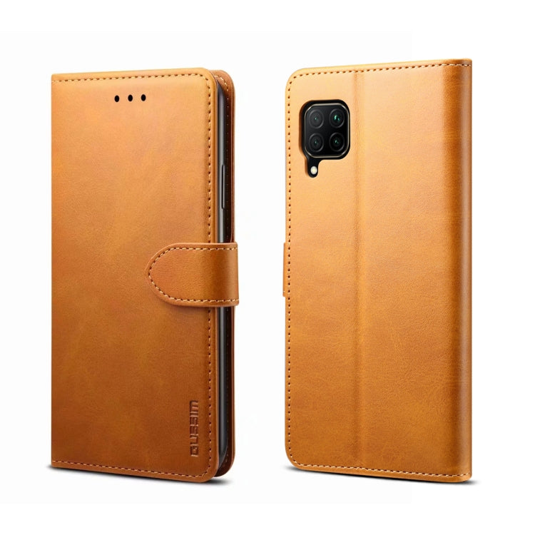 For Huawei P40 Lite/Nova 6 SE/7i GUSSIM Business Style Horizontal Flip Leather Case with Holder & Card Slots & Wallet