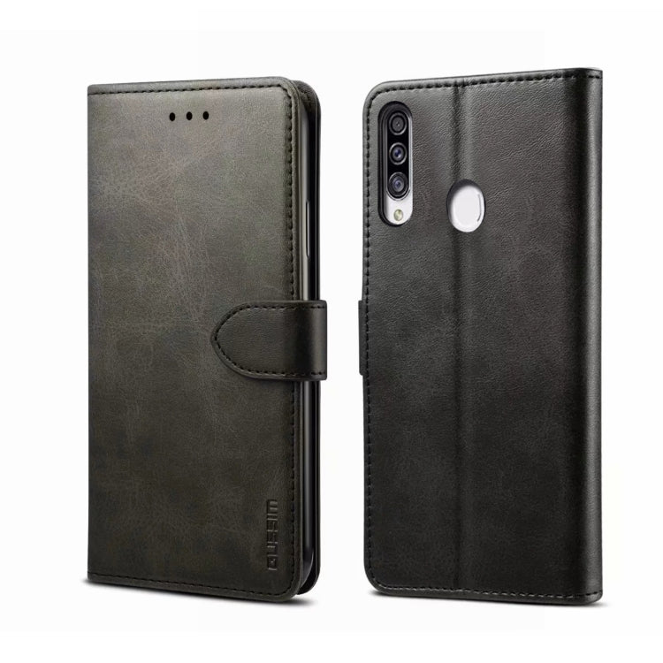 For Galaxy A10s GUSSIM Business Style Horizontal Flip Leather Case with Holder & Card Slots & Wallet
