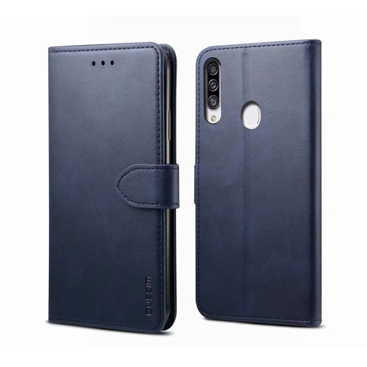 For Galaxy A10s GUSSIM Business Style Horizontal Flip Leather Case with Holder & Card Slots & Wallet