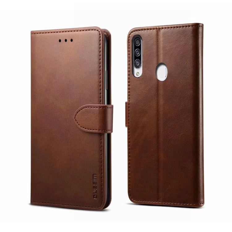 For Galaxy A10s GUSSIM Business Style Horizontal Flip Leather Case with Holder & Card Slots & Wallet