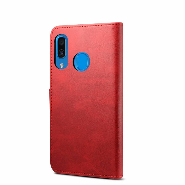 For Galaxy A20e GUSSIM Business Style Horizontal Flip Leather Case with Holder & Card Slots & Wallet