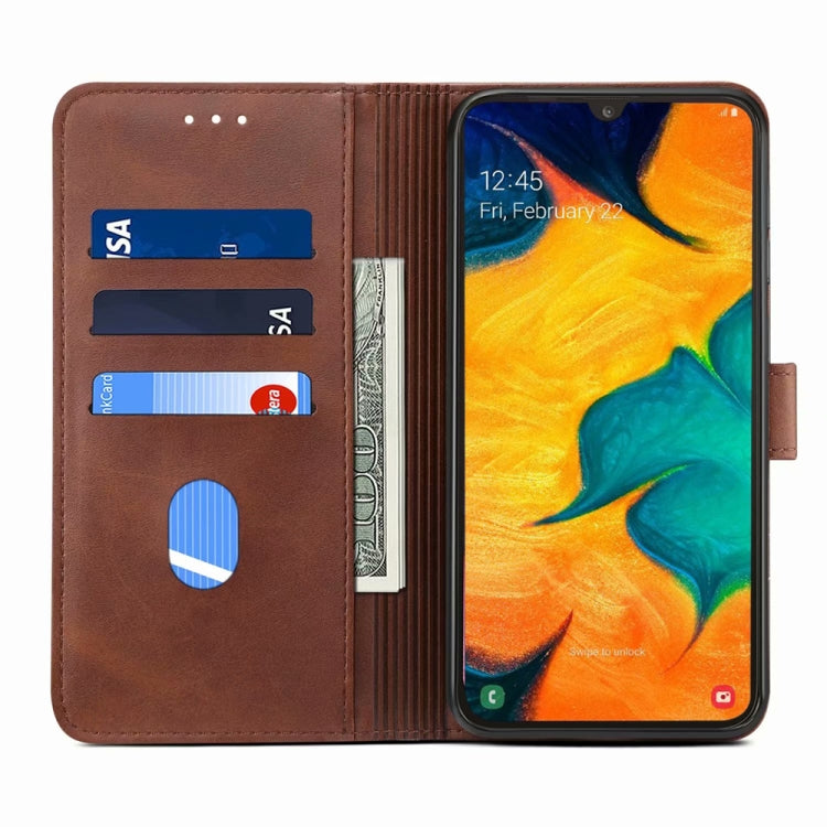 For Galaxy A20e GUSSIM Business Style Horizontal Flip Leather Case with Holder & Card Slots & Wallet