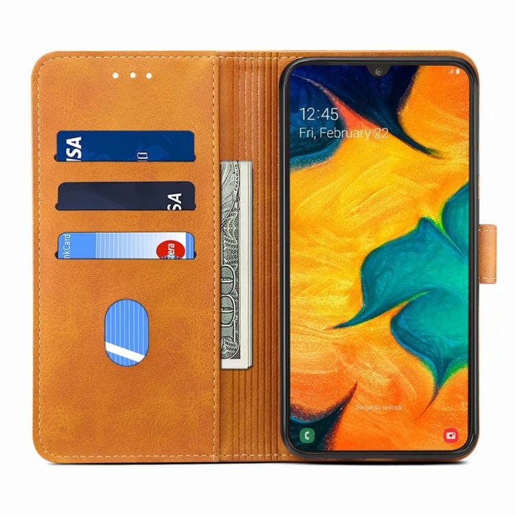 For Galaxy A20e GUSSIM Business Style Horizontal Flip Leather Case with Holder & Card Slots & Wallet