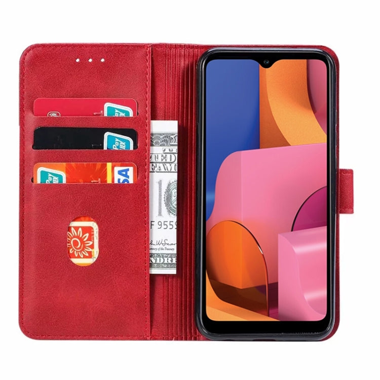 For Galaxy A20s GUSSIM Business Style Horizontal Flip Leather Case with Holder & Card Slots & Wallet