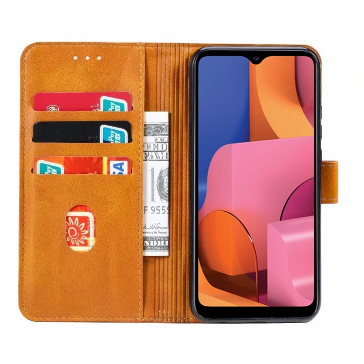 For Galaxy A20s GUSSIM Business Style Horizontal Flip Leather Case with Holder & Card Slots & Wallet