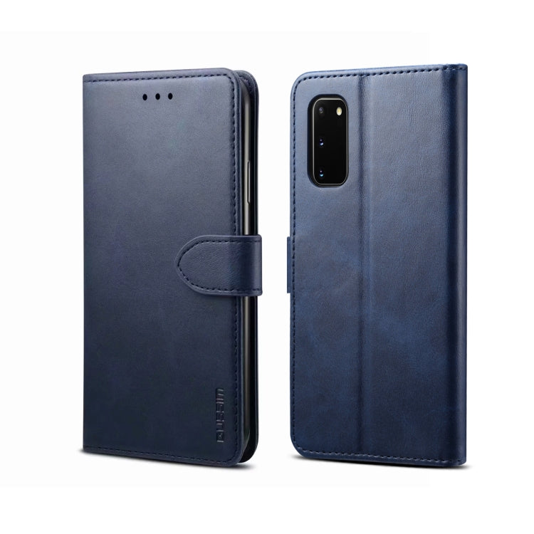 For Galaxy A51 GUSSIM Business Style Horizontal Flip Leather Case with Holder & Card Slots & Wallet
