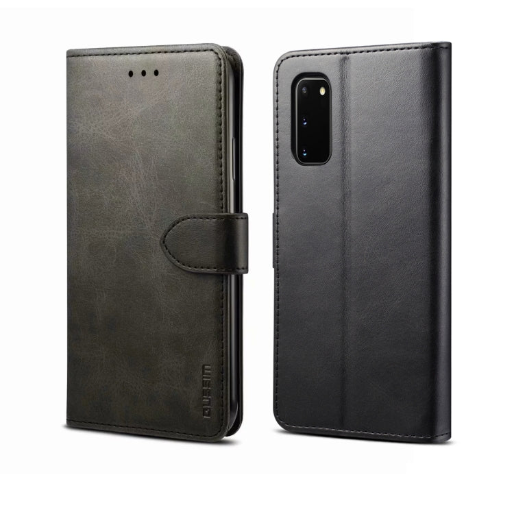 For Galaxy A71 GUSSIM Business Style Horizontal Flip Leather Case with Holder & Card Slots & Wallet