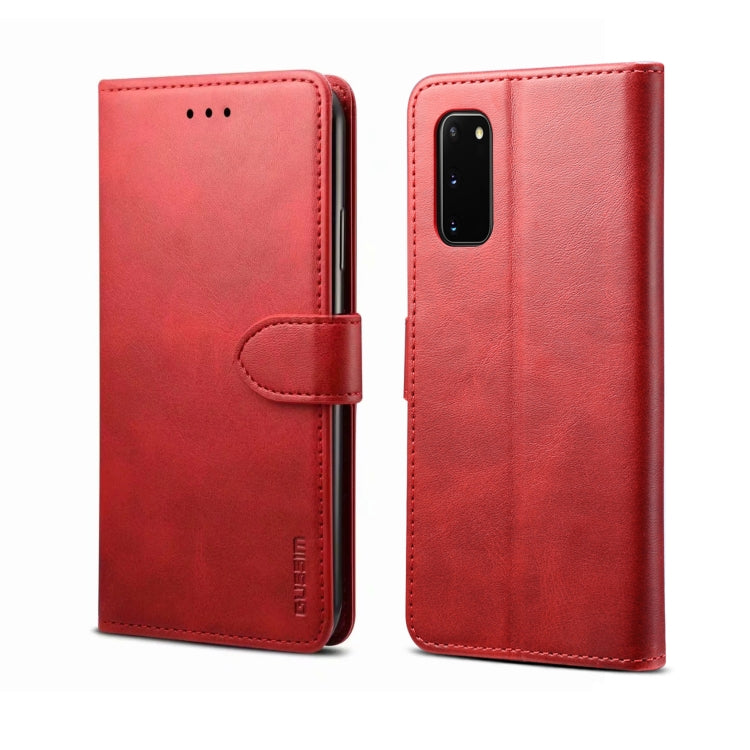 For Galaxy A71 GUSSIM Business Style Horizontal Flip Leather Case with Holder & Card Slots & Wallet