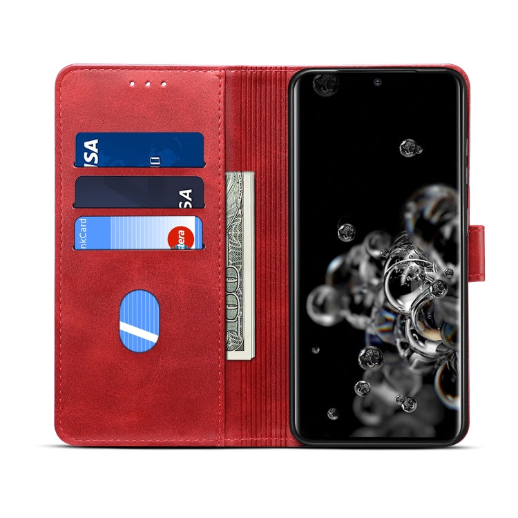 For Galaxy A71 GUSSIM Business Style Horizontal Flip Leather Case with Holder & Card Slots & Wallet