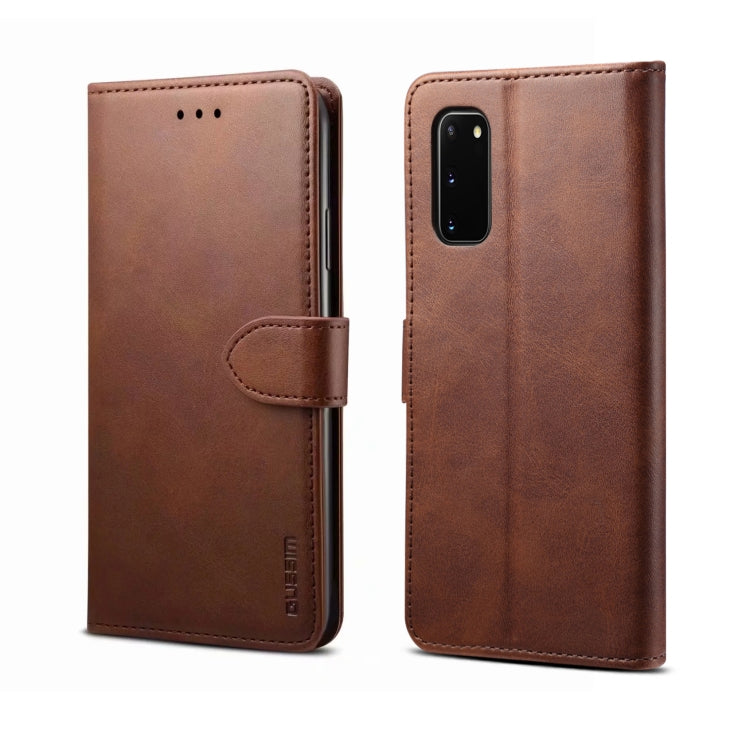 For Galaxy A71 GUSSIM Business Style Horizontal Flip Leather Case with Holder & Card Slots & Wallet