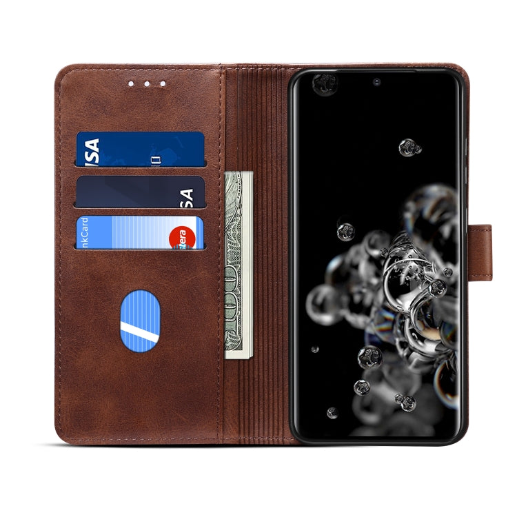 For Galaxy A71 GUSSIM Business Style Horizontal Flip Leather Case with Holder & Card Slots & Wallet