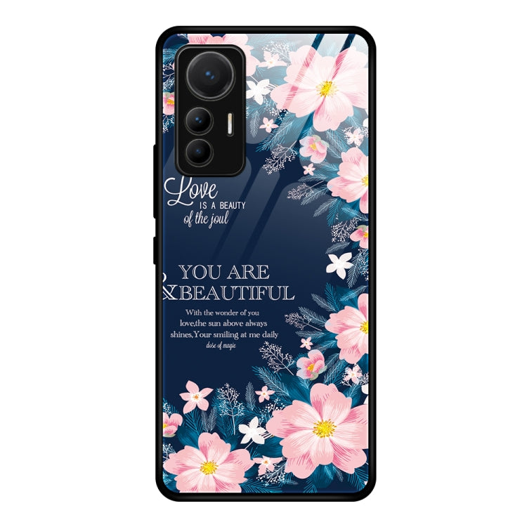 For Xiaomi 12 Lite Colorful Painted Glass Phone Case