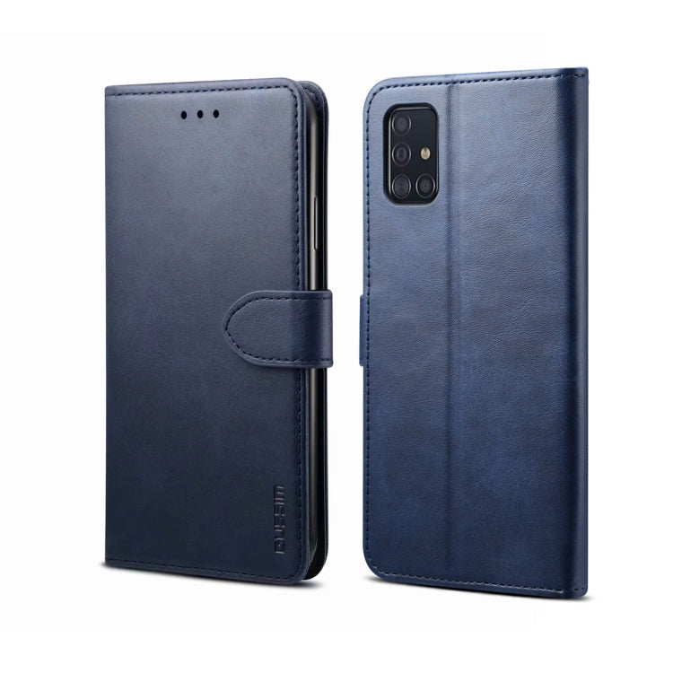 For Galaxy S20 GUSSIM Business Style Horizontal Flip Leather Case with Holder & Card Slots & Wallet