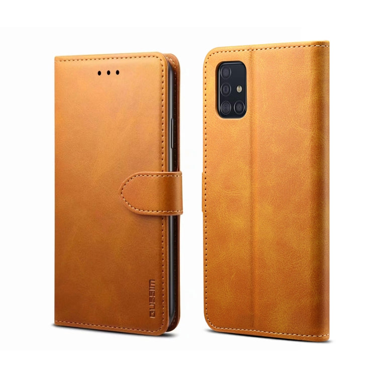 For Galaxy S20 GUSSIM Business Style Horizontal Flip Leather Case with Holder & Card Slots & Wallet