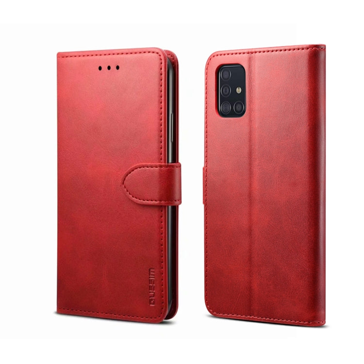 For Galaxy S20 Ultra GUSSIM Business Style Horizontal Flip Leather Case with Holder & Card Slots & Wallet