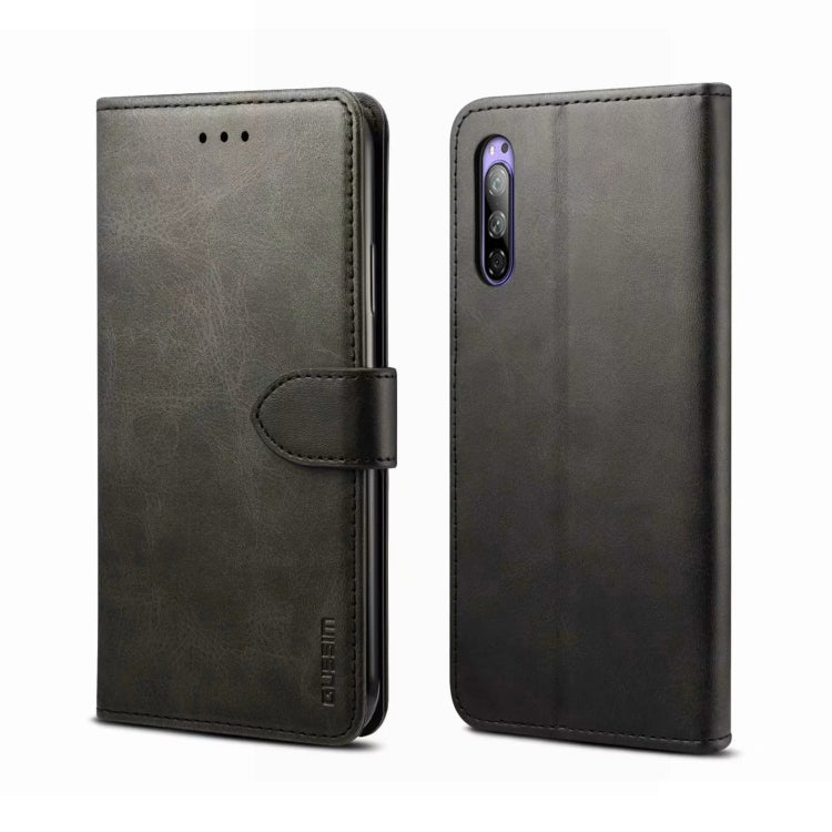 For Sony Xperia 5 GUSSIM Business Style Horizontal Flip Leather Case with Holder & Card Slots & Wallet