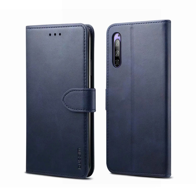For Sony Xperia 5 GUSSIM Business Style Horizontal Flip Leather Case with Holder & Card Slots & Wallet