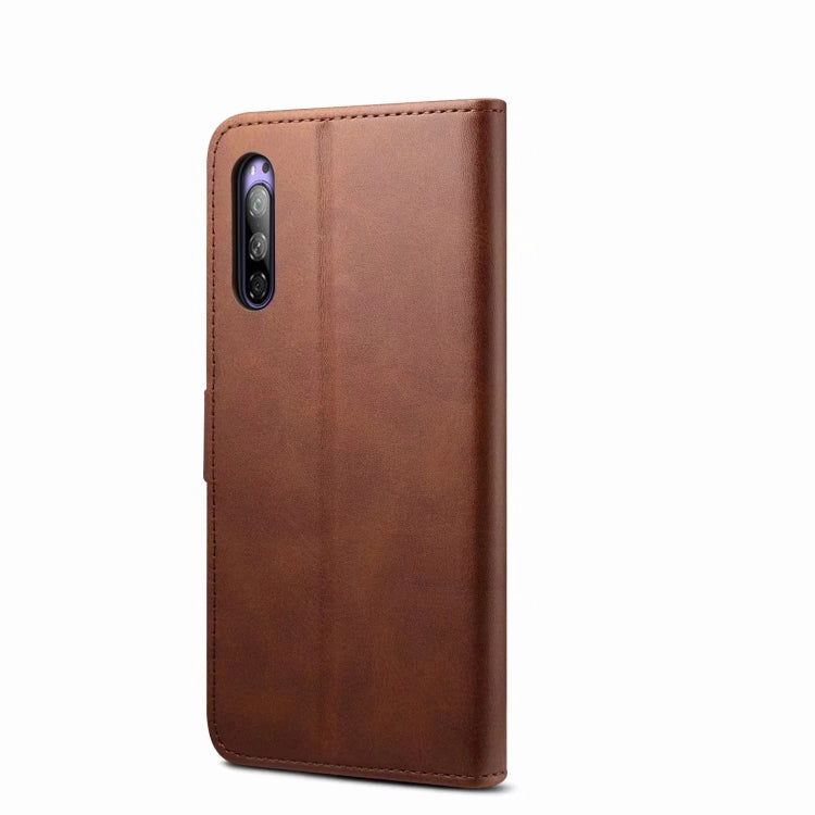 For Sony Xperia 5 GUSSIM Business Style Horizontal Flip Leather Case with Holder & Card Slots & Wallet