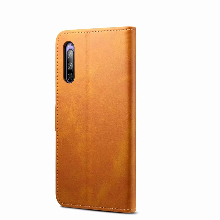 For Sony Xperia 5 GUSSIM Business Style Horizontal Flip Leather Case with Holder & Card Slots & Wallet