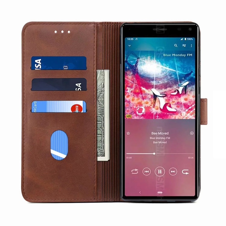 For Sony Xperia 8 / Xperia 20 GUSSIM Business Style Horizontal Flip Leather Case with Holder & Card Slots & Wallet